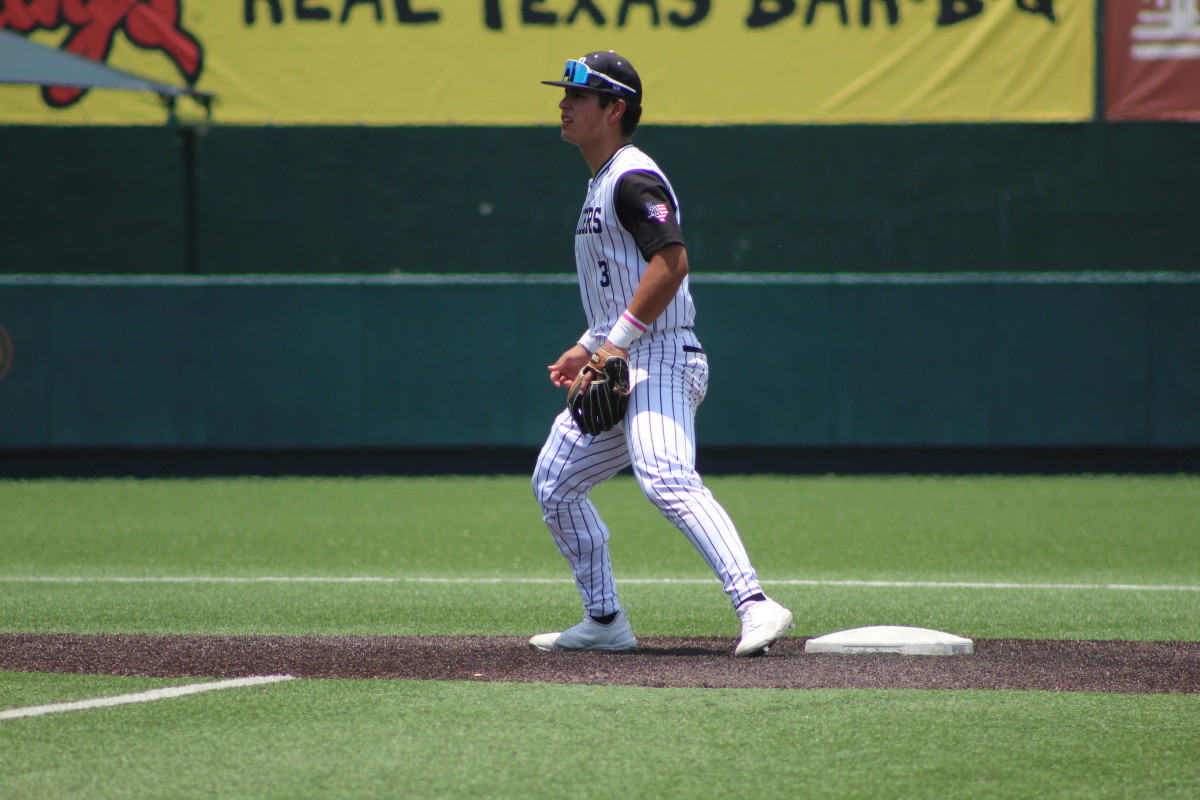 Texarkana Liberty-Eylau Canyon Randall 4A UIL state semifinals Texas baseball playoffs 060723 Andrew McCulloch 153